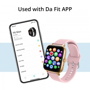 Magandang kalidad ng China Wholesale Murang Blood Pressure RoHS Fashion Bluetooth Women Digital Electronic Sport Smart Wrist Gift Watches