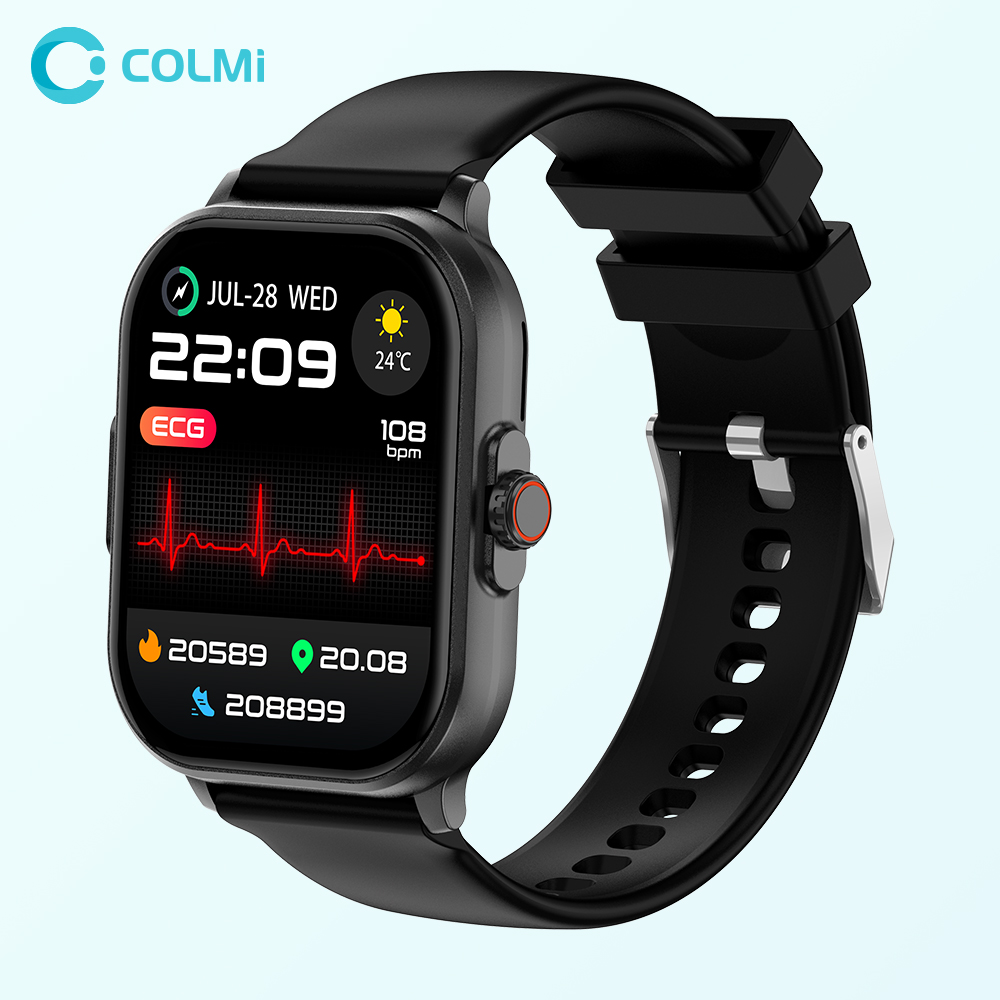 COLMI C63 Smartwatch 2.01″ Display ECG Blood Oxygen Blood Glucose Health Smart Watch.