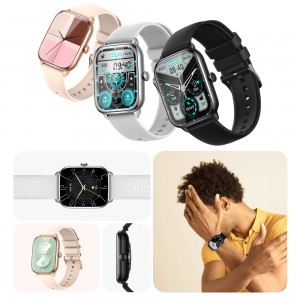 OEM Supply Fitness Tracker Health Wrist Watch Men Multifunction Pedometer Smart Custom Men Waterproof Digital Watch alang sa Sport