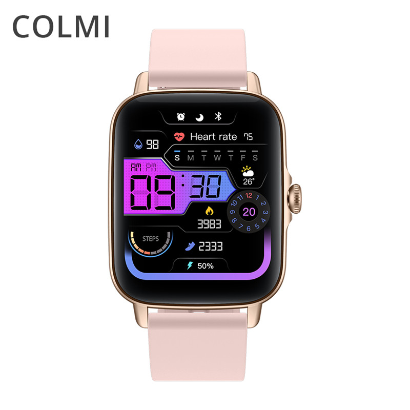 Short Lead Time for Oled Smart Watch - COLMI P28 New Fashion Smartwatch 1.69 inch Screen Heart Rate Oem Odm Smart Watch fitness men Women – Colmi