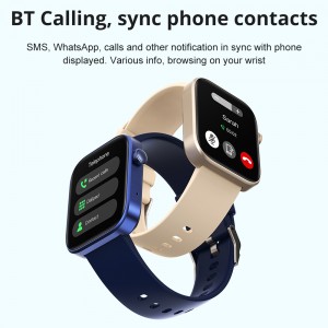 COLMI P71 Smartwatch 1,9″ zaslon Glasovni asistent za glasovno pozivanje IP68 Vodootporni pametni sat