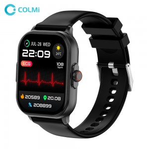 Jam Pintar COLMI C63 2.01″ Paparkan Jam Tangan Pintar Kesihatan Oksigen Darah ECG Darah Glukosa.