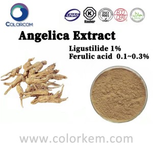 ਐਂਜਲਿਕਾ ਐਬਸਟਰੈਕਟ ਲੀਗਸਟਿਲਾਈਡ 1% ਫੇਰੂਲਿਕ ਐਸਿਡ 0.1~0.3% |1135-24-6