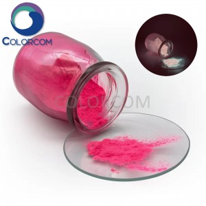 Rosa rosa strontiumaluminat fotoluminescerande pigment