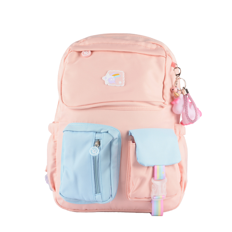 Polyester cloth new Korean schoolbag for middle Featured Image