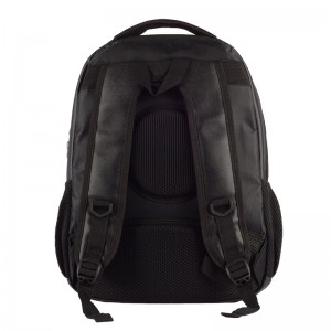 Large capacity synthetic leather sports and leisure backpack