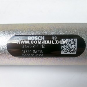 0445214112 rail Dongfeng 17520-MA71A ZD28/ZD30 vrachtwagenmotor diesel Common rail 17520MA71A