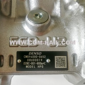 Pompe d'injection de carburant HP0 d'origine 094000-0652 094000-0830 D28C-001-800