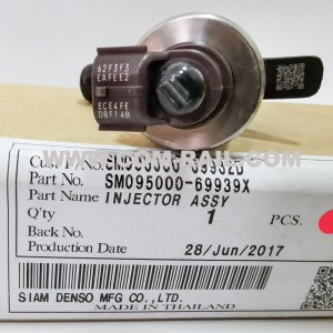 Inyector común original para riel 095000-6991 8-98011605-1 para DMAX 4JK