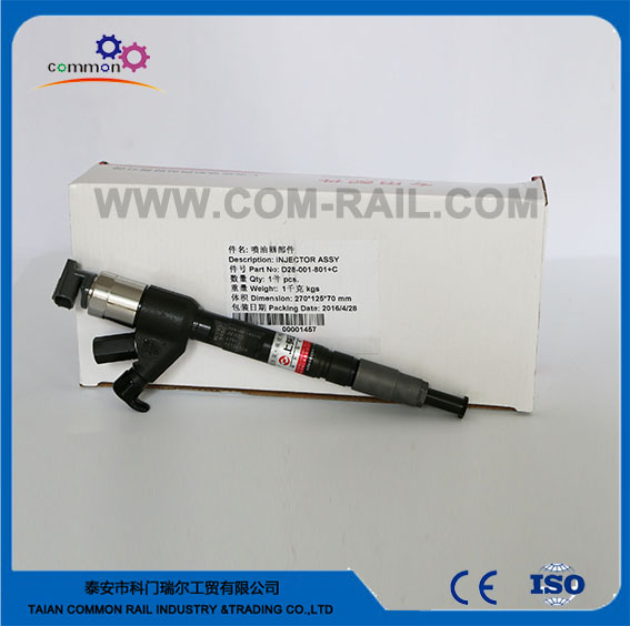Original Common rail injector D28-001-801+C 095000-6790