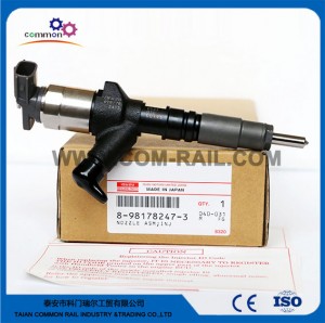 Оригинальный инжектор Common Rail 8-98178247-3 295050-0933 для ISUZU