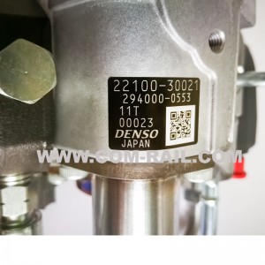 Pompe à carburant Denso d'origine 294000-0550 294000-0018 pour TOYOTA DYNA 2KD-FTV 22100-30021