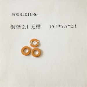 Common rail injector copper F00RJ01086 and injector washer F00RJ01453 for bosch injector