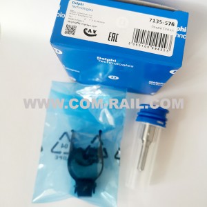 DELPHI Kit Perbaikan Injektor Bahan Bakar Asli 7135-576 untuk Injektor Rel Umum 28236381 Katup Kontrol Nosel 625C H375