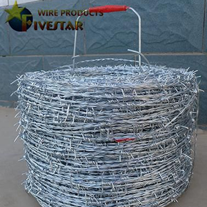 China manufacturer of hot dipped galvanized barbed fence wire for farming