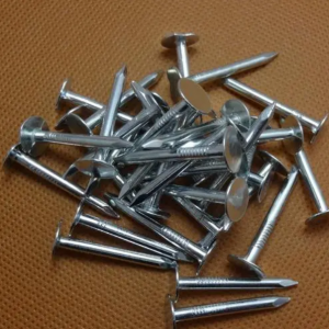 1 inch big flat head galvanized steel roofing nails