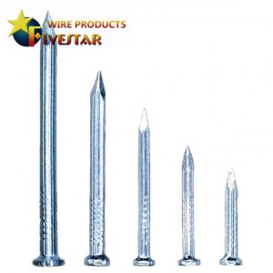 Factory directly sell high carbon steel nails for concrete structure