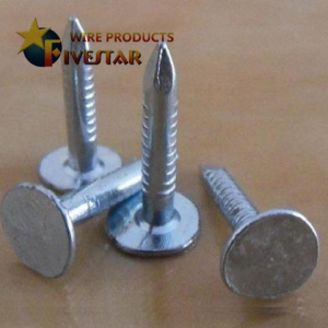 Discount wholesale Long Galvanised Nails - Galvanized big flat head roofing nails bulk or coil – Five Star