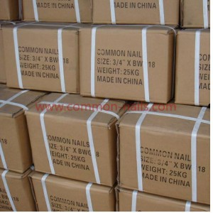 3″ 9g bright common nails supplier 25kg
