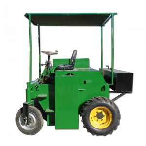 Cheap compost mixing machine for livestock horse manure compost turner