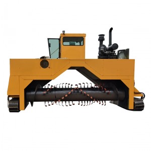 Factory price duck manure compost making machine livestock mixer in China