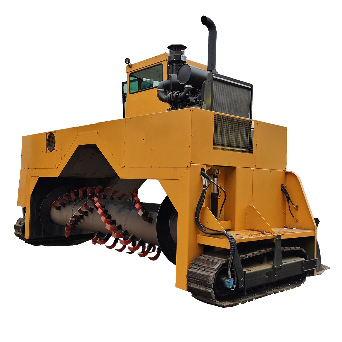 Compost windrow turning machine Compost Machine For Sale