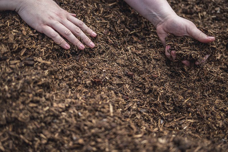 What would happen to the land if there was no compost？