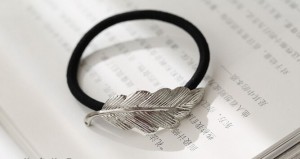 Hot Sale Fashion Jewelry Wholesale Popular Simple and lovely alloy leaves Hair Accessories Hair Rope