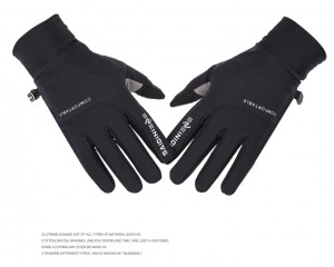 Men’s winter custom logo waterproof warm windproof and antiskid men’s cycling sports racing gloves