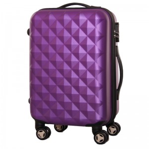 trolley case luggage travel bags and hard suitcase ABS PC carry on luggage