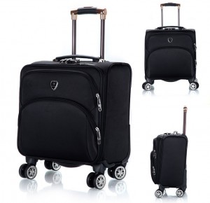 Car Brand Vacuum Cleaner Annual Prize Promotion Nylon Fabric Luggage 4 Spinner Wheels Soft Suitcase Travel Trolley Laptop Bag