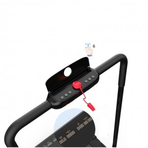 Hot selling large running belt can lift flat treadmill home ultra-quiet folding walking machine portable-Yiwu fitness equipment supplier