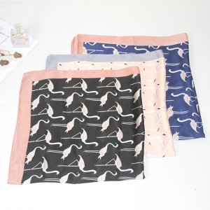 Fashion 70cm small silk scarf square scarf wild changeable decorative scarf professional scarf woman ladies’ scarves