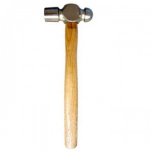 Light Weight Hammer, 2oz 4 oz 16 oz Metalworking Tool with Forged Steel Head & Wood Handle Ball Pein Hammer