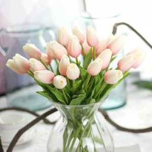 Real Touch Preserved fake plastic artificial tulip flowers