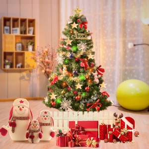 60cm Christmas tree home package Christmas decorations European style exquisitely dressed up mini ornaments gifts