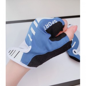Sports Fitness Dumbbell Sports Bicycle Slip-proof breathable thin sunscreen half-finger gloves