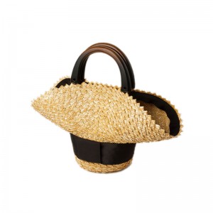 Custom sun beach straw summer wheat bags for women straw bag bolsos de paja