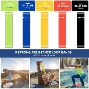 NEW type exercise sports stretch band expander gradient latex resistance tube se