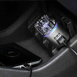 New Products Best Selling Decorative Interior Car Accessories 2021 Auto Car Air Purifier (Remove Smoke & Clean Air)