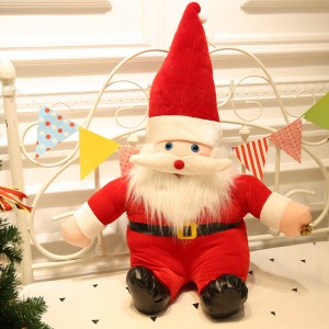 New product popular Christmas ornaments plush filling cotton Bearded Santa Claus Elk