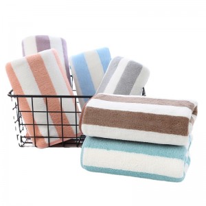 Coral fleece towel manufacturers wholesale soft absorbent couple adult daily necessities one-piece embroidery logo