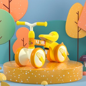 Little Yellow Duck Balance Car Children’s Pedalless 1-5 Years Old 2 Children Four-Wheeled Skating Infant Baby Twist Car Yiwu Stroller Import and Export Agency Company