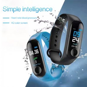 Silicon Wristband Oem Factory Digital Watch 2019 New Electronics Products Smart Bracelet Silicon Wristband Custom Smart Watch M4