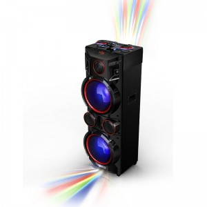 Sound Audio Portable Party Big Blue Party Speaker Karaoke With Handle Mini Speakers