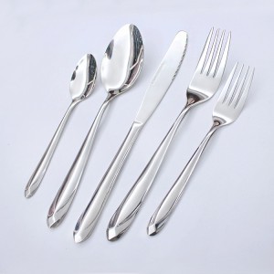 royal cutlery set diamond design flatware stainless steel silverware set