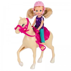 Eco-Friendly Vinyl Baby Doll Model Toys with Horse Doll play set for Sales