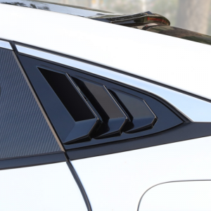 Car Rear Quarter Vent Window Louvers Cover Trim for Honda Civic 10th Accessories 2016 2017 2018 2019 2020