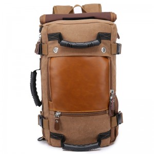 Custom wholesale Wholesale Multifunctional Travel Backpack Large Leather Polo Duffle Bag Manufacturer