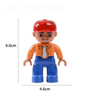 Large particle building blocks, dolls, dolls, small dolls, character assembly accessories, spare parts, children’s educational toys, professional toy purchasing agent  Yiwu Product Agent In Yiwu